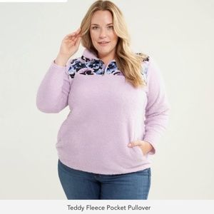Vera Bradley teddy fleece pullover